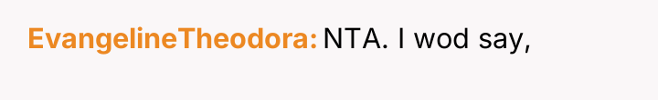 EvangelineTheodora NTA. I wod say,