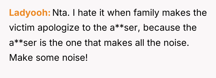 Ladyooh Nta. I hate it when family makes the victim...