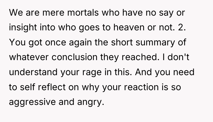 We are mere mortals who have no say or insight...