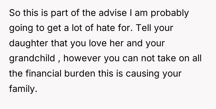 So this is part of the advise I am probably...