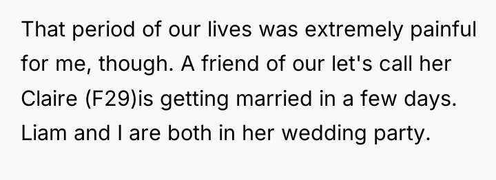 That period of our lives was extremely painful for me,...
