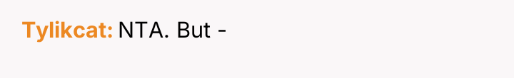 Tylikcat NTA. But -