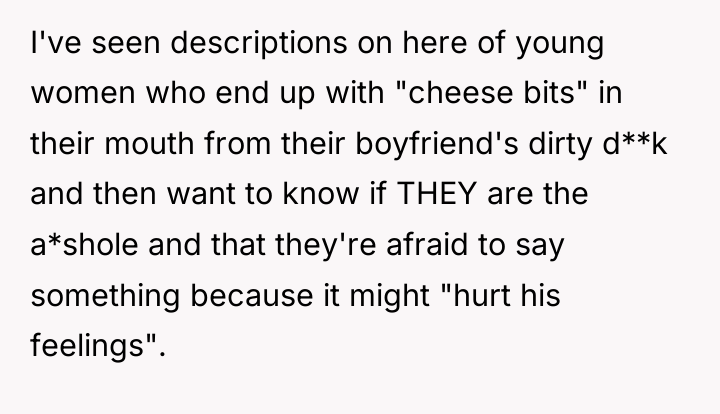 I've seen descriptions on here of young women who end...
