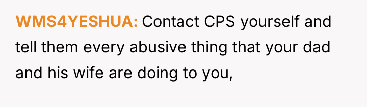 WMS4YESHUA Contact CPS yourself and tell them every abusive thing...