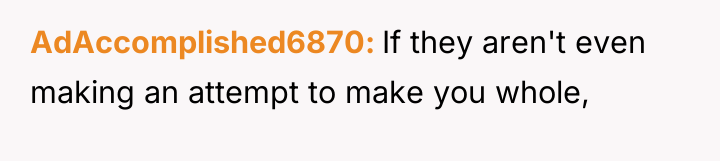 AdAccomplished6870 If they aren't even making an attempt to make...