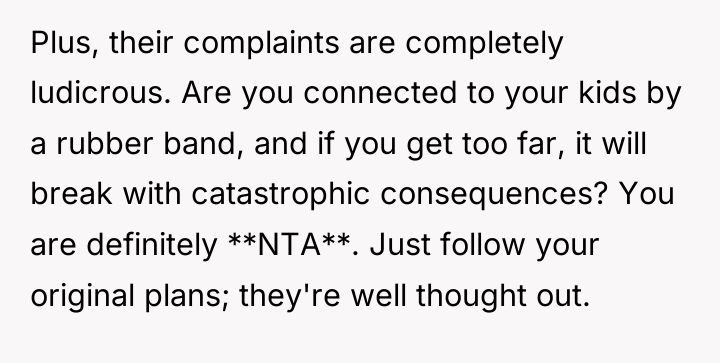 Plus, their complaints are completely ludicrous. Are you connected to...