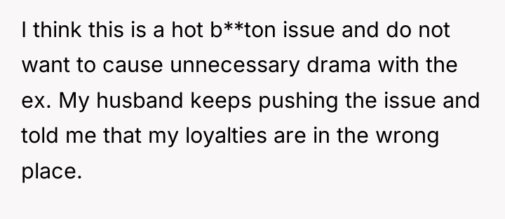 I think this is a hot b**ton issue and do...