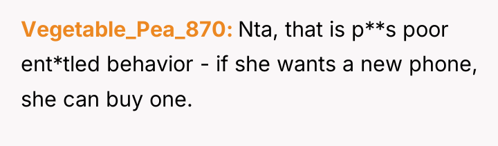 Vegetable_Pea_870 Nta, that is p**s poor ent*tled behavior - if...