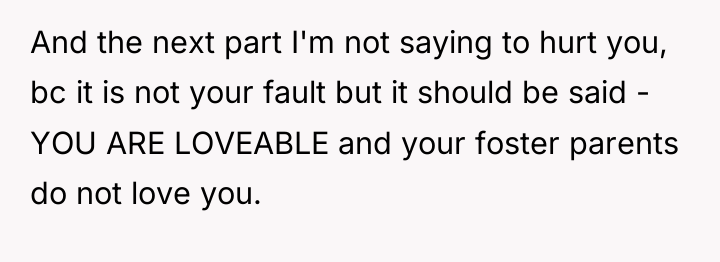 And the next part I'm not saying to hurt you,...