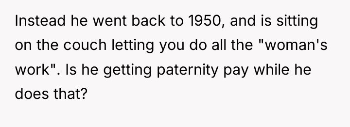 Instead he went back to 1950, and is sitting on...