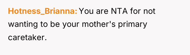 Hotness_Brianna You are NTA for not wanting to be your...