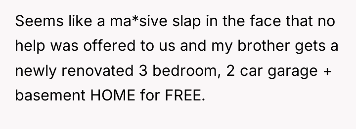 Seems like a ma*sive slap in the face that no...