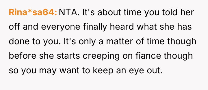 Rina*sa64 NTA. It's about time you told her off and...