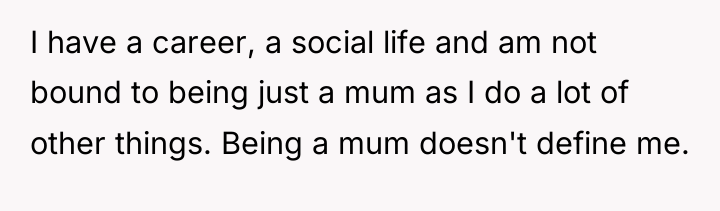 I have a career, a social life and am not...