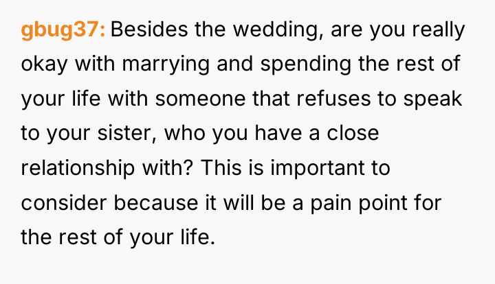 gbug37 Besides the wedding, are you really okay with marrying...