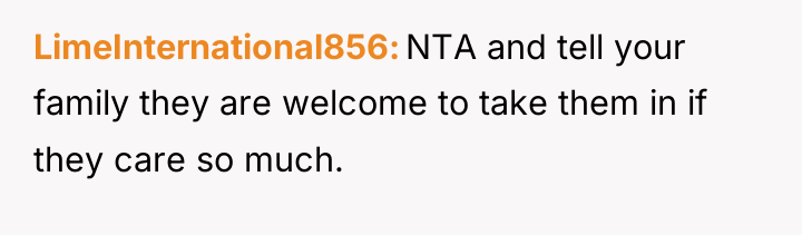 LimeInternational856 NTA and tell your family they are welcome to...