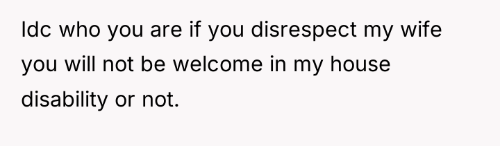 Idc who you are if you disrespect my wife you...