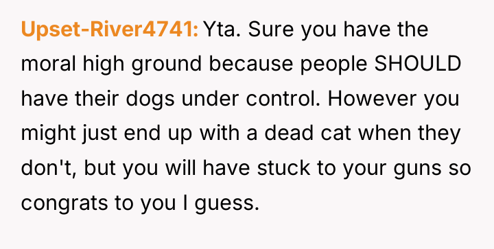 Upset-River4741 Yta. Sure you have the moral high ground because...