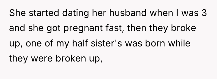 She started dating her husband when I was 3 and...
