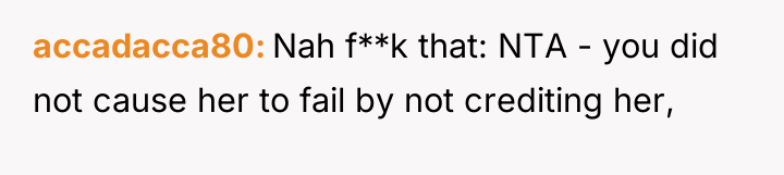 accadacca80 Nah f**k that: NTA - you did not cause...