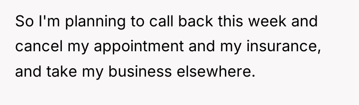 So I'm planning to call back this week and cancel...