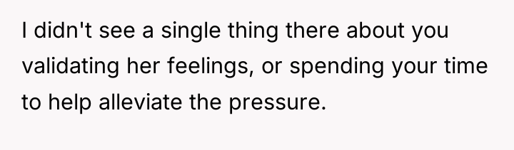I didn't see a single thing there about you validating...