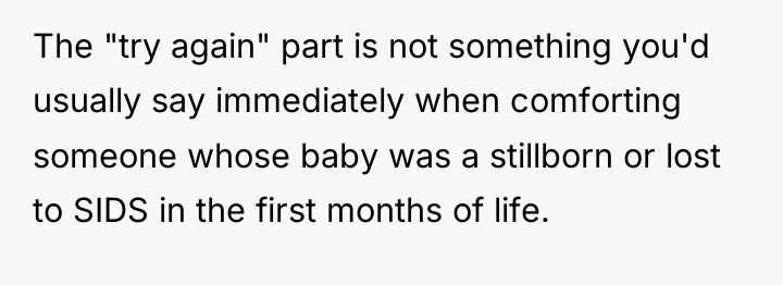 The "try again" part is not something you'd usually say...