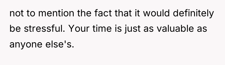 not to mention the fact that it would definitely be...