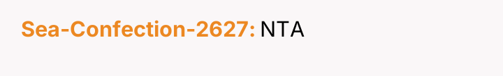 Sea-Confection-2627 NTA