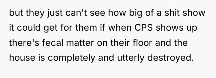 but they just can't see how big of a shit...
