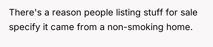 There's a reason people listing stuff for sale specify it...