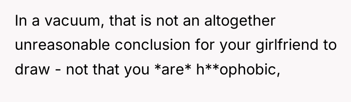 In a vacuum, that is not an altogether unreasonable conclusion...