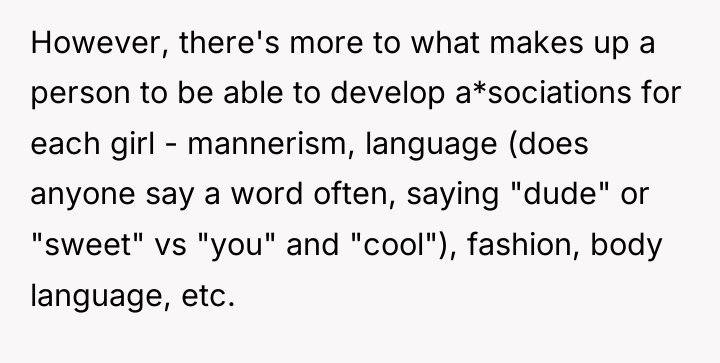 However, there's more to what makes up a person to...