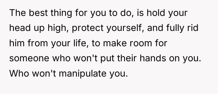The best thing for you to do, is hold your...