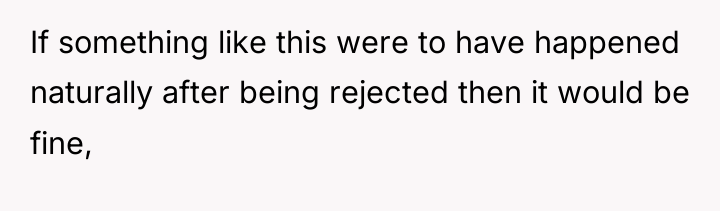 If something like this were to have happened naturally after...