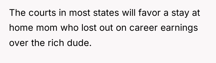The courts in most states will favor a stay at...