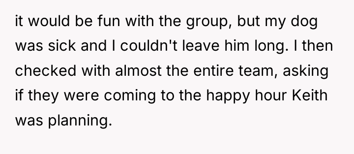 it would be fun with the group, but my dog...