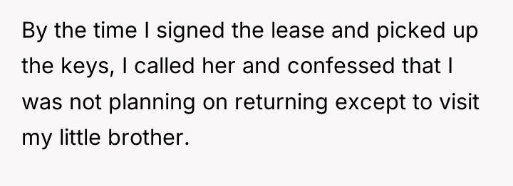 By the time I signed the lease and picked up...