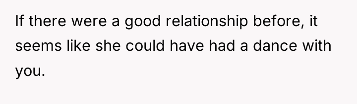 If there were a good relationship before, it seems like...