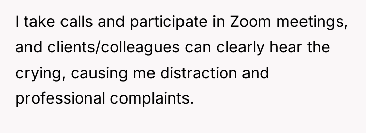 I take calls and participate in Zoom meetings, and clients/colleagues...