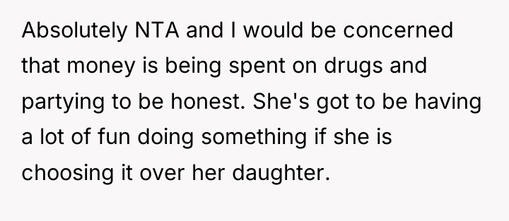 Absolutely NTA and I would be concerned that money is...