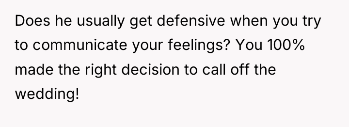 Does he usually get defensive when you try to communicate...