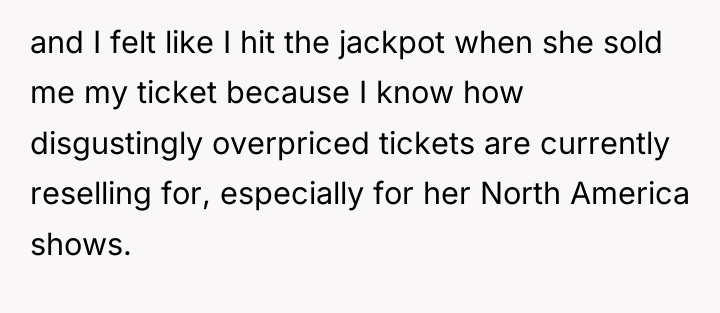 and I felt like I hit the jackpot when she...