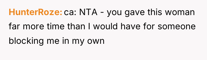 HunterRoze ca: NTA - you gave this woman far more...