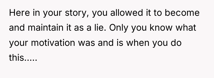 Here in your story, you allowed it to become and...