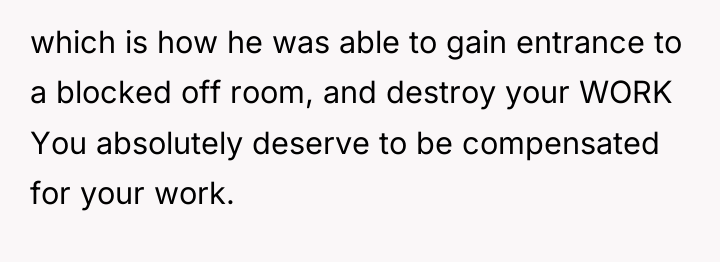 which is how he was able to gain entrance to...