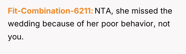 Fit-Combination-6211 NTA, she missed the wedding because of her poor...