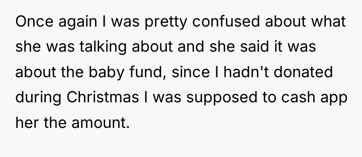 Once again I was pretty confused about what she was...