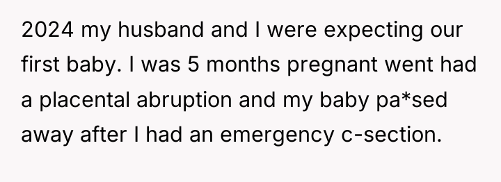 2024 my husband and I were expecting our first baby....