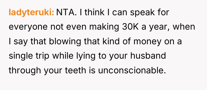 ladyteruki NTA. I think I can speak for everyone not...